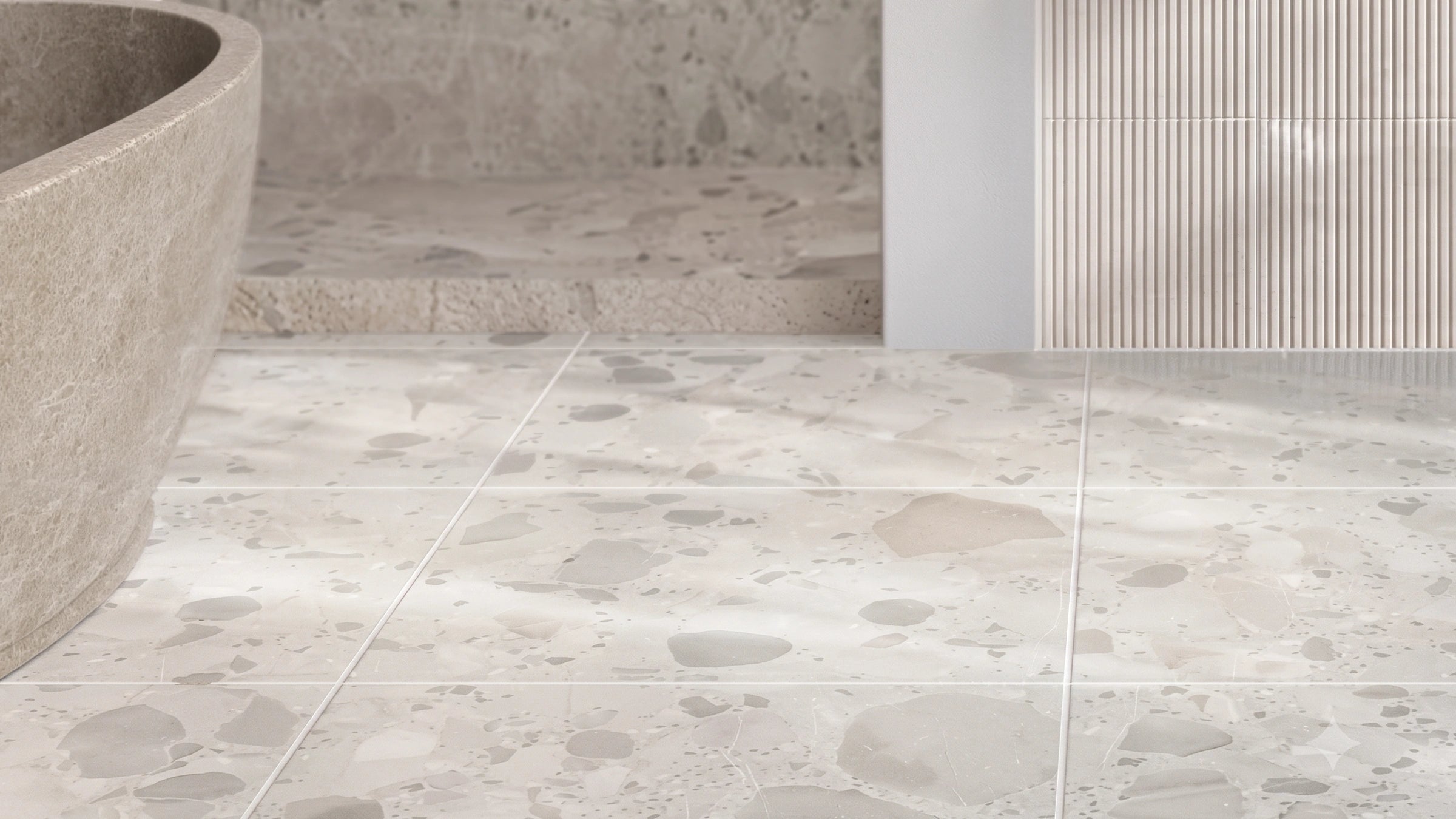 Ceppo Cream Marble Honed Floor & Wall Tile