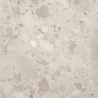 Ceppo Cream Marble Floating Double Bathroom Sink — 5