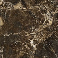 Emperador Dark Marble Rectangular Shower Base — 60