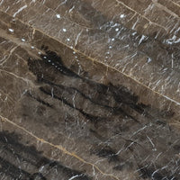 King Brown Marble Floating Double Bathroom Sink — 10