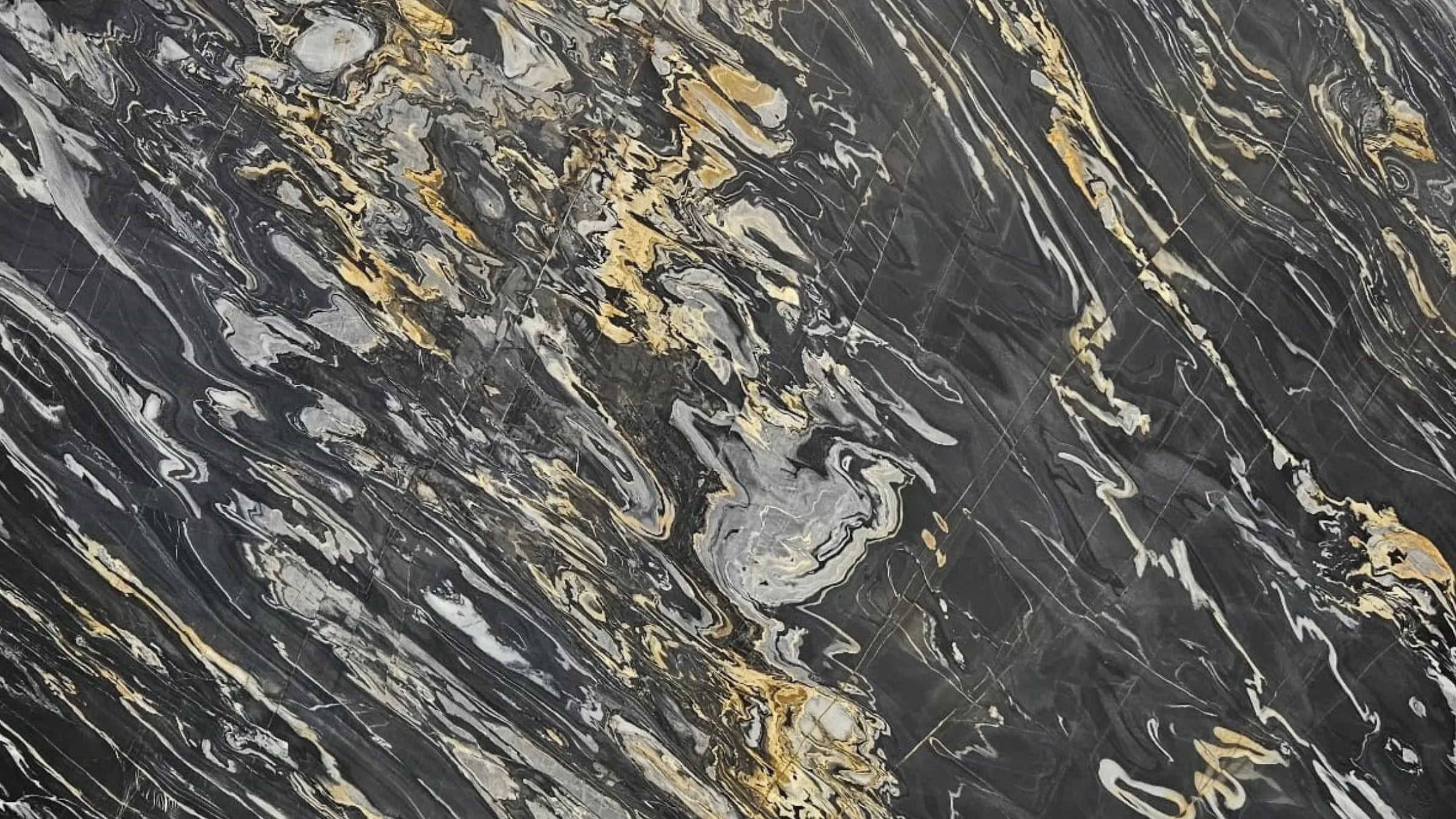 Nero Picasso Marble Sample 4" x 4"