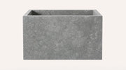 Tundra Gray Marble Floating Bathroom Sink — 24"