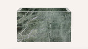 Teos Green Marble Floating Bathroom Sink — 24"
