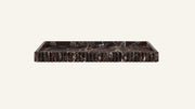 Rosso Levanto Marble Fluted Tray