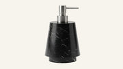 Nero Marquina Marble Soap Dispenser