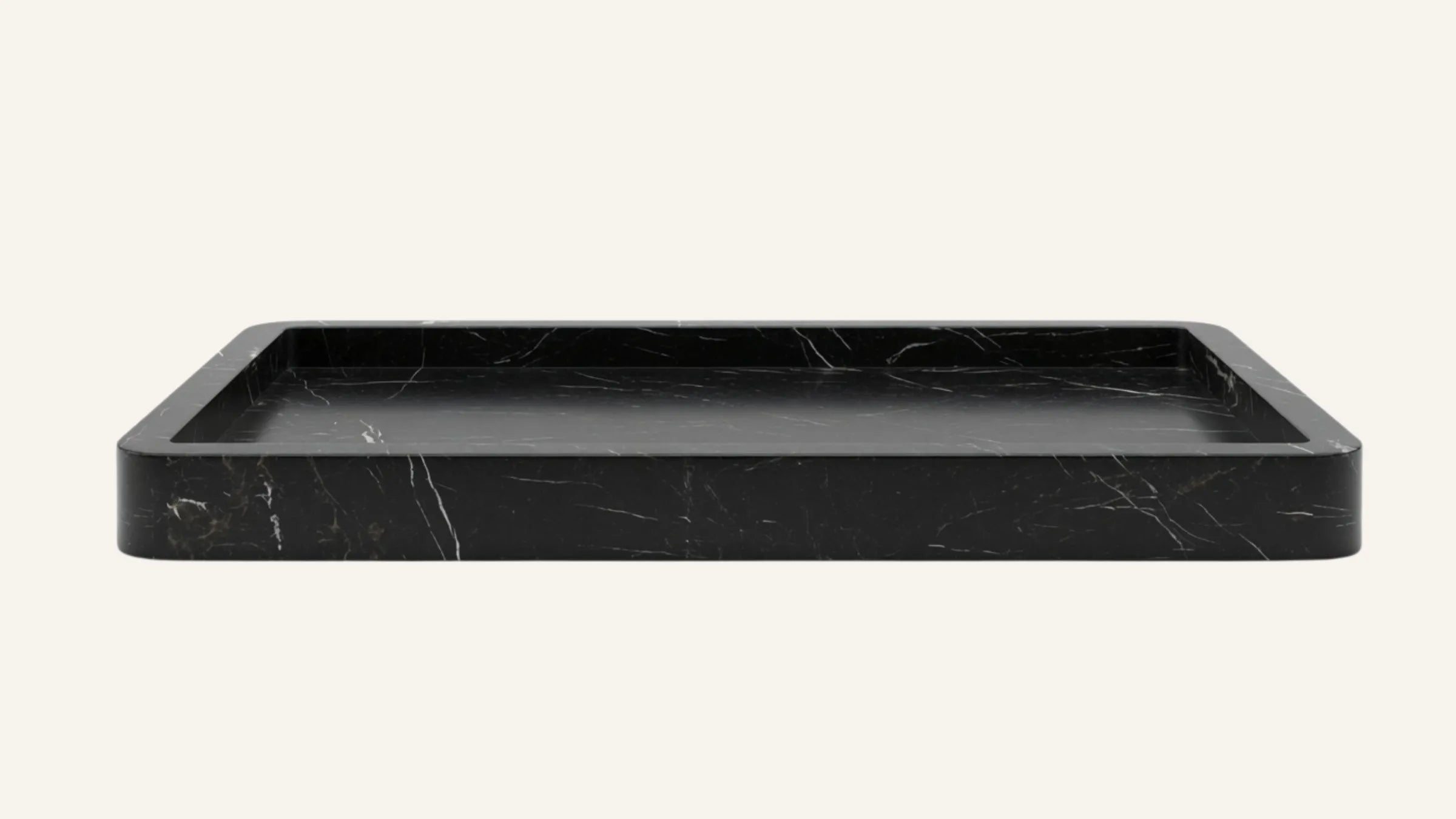 Nero Marquina Marble Tray