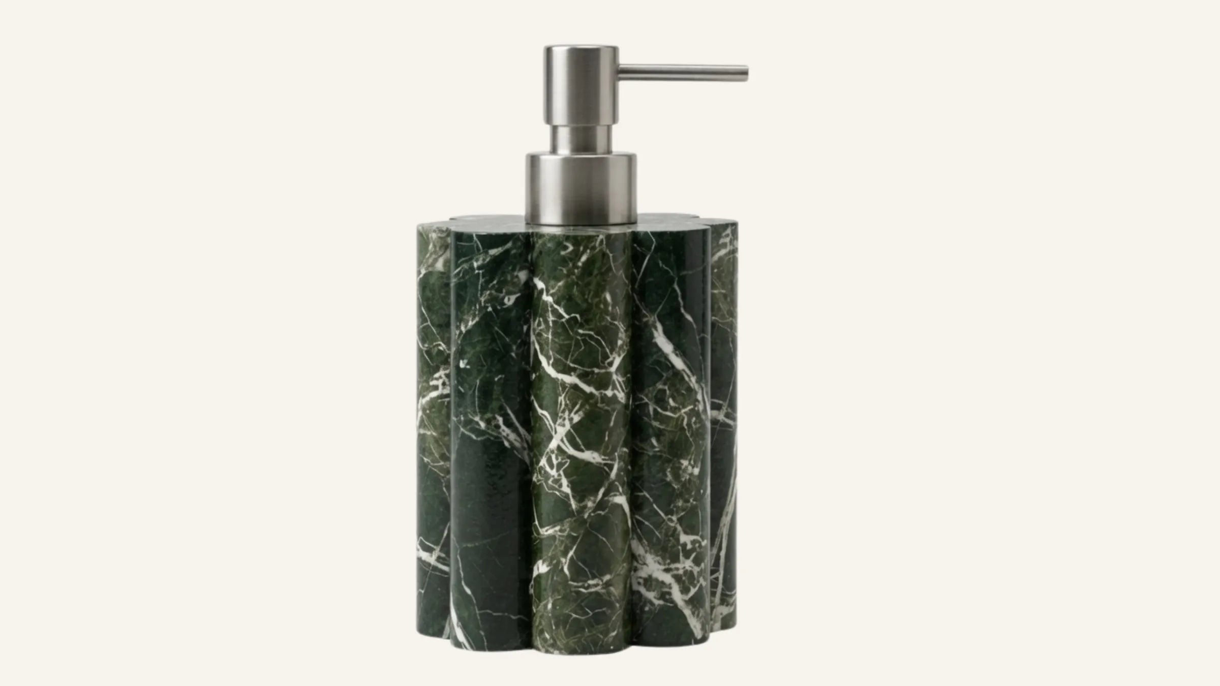 Petrolium Green Marble Soap Dispenser