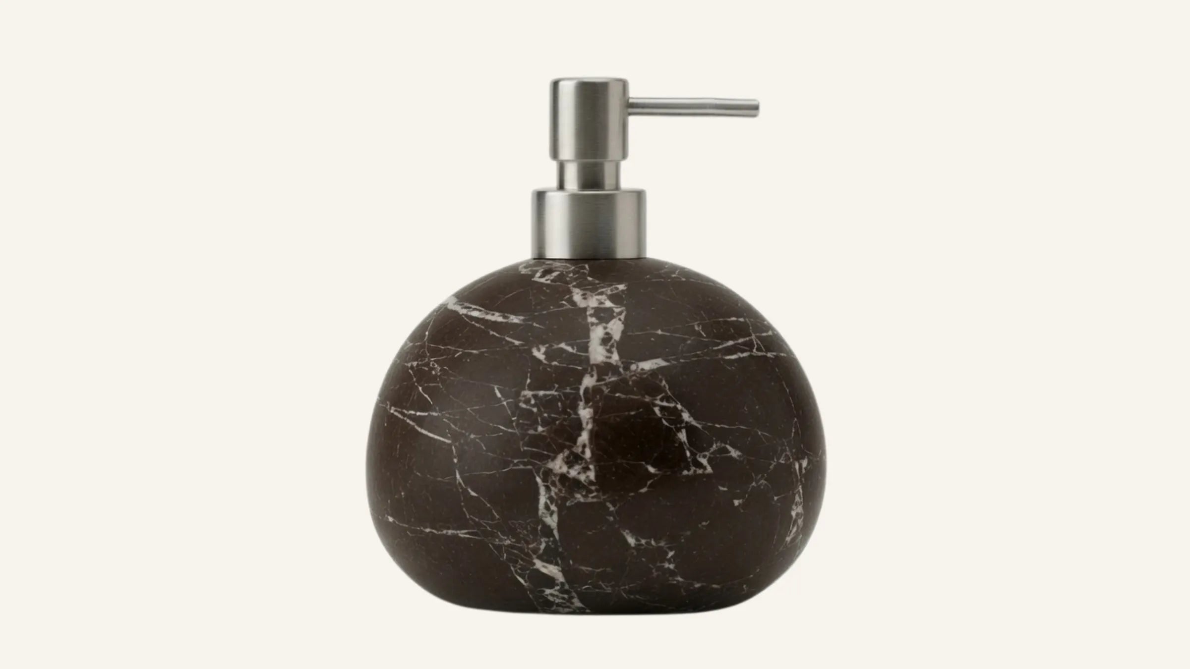 Rosso Levanto Marble Soap Dispenser