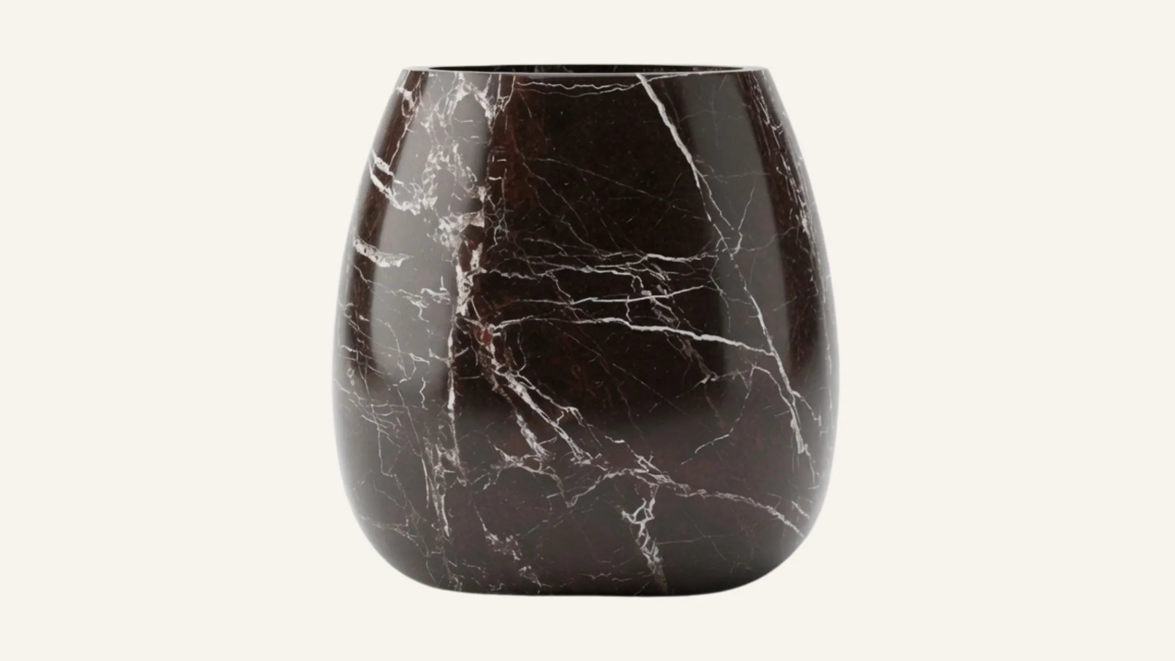 Rosso Levanto Marble Toothbrush Holder
