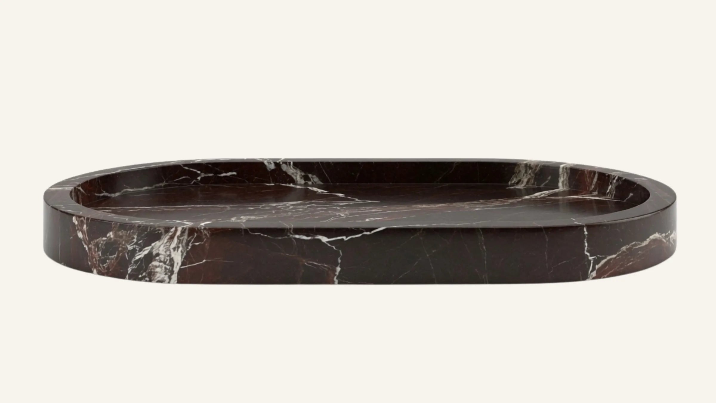 Rosso Levanto Marble Tray