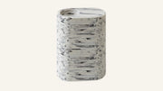Lilac Marble Pedestal Fluted Bathroom Sink — 28"
