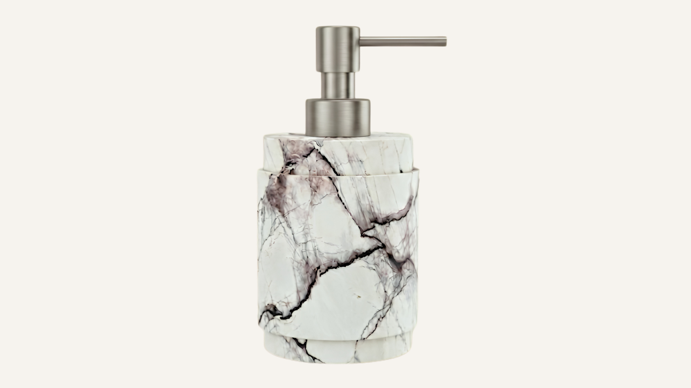 Lilac Marble Soap Dispenser