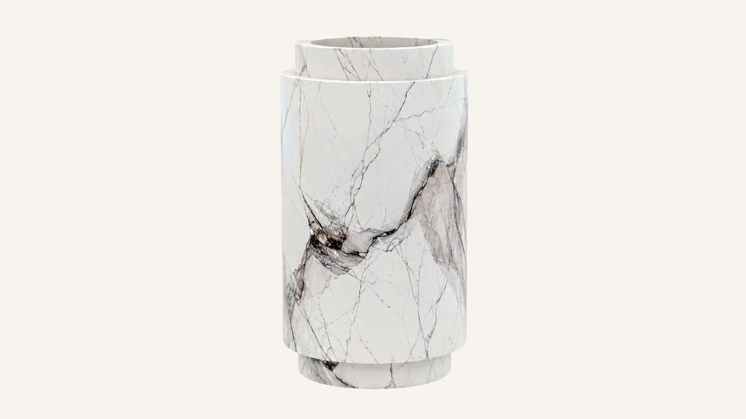Lilac Marble Toothbrush Holder