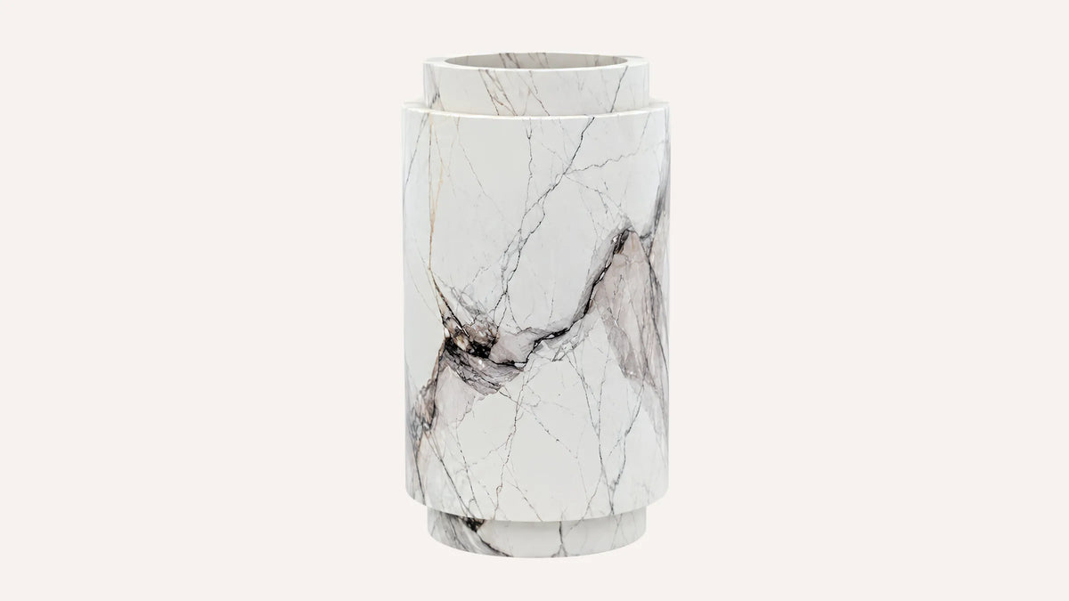 Lilac Marble Toothbrush Holder