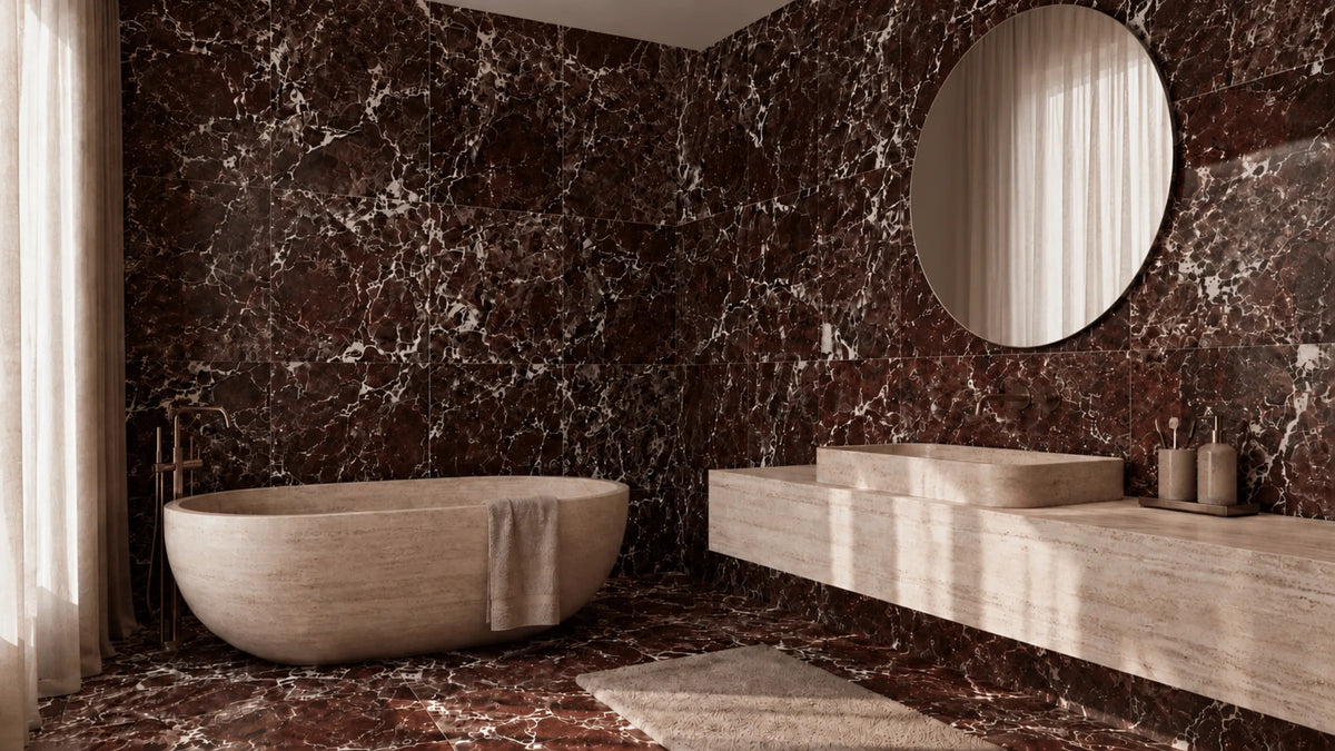 Rosso Levanto Marble Tile