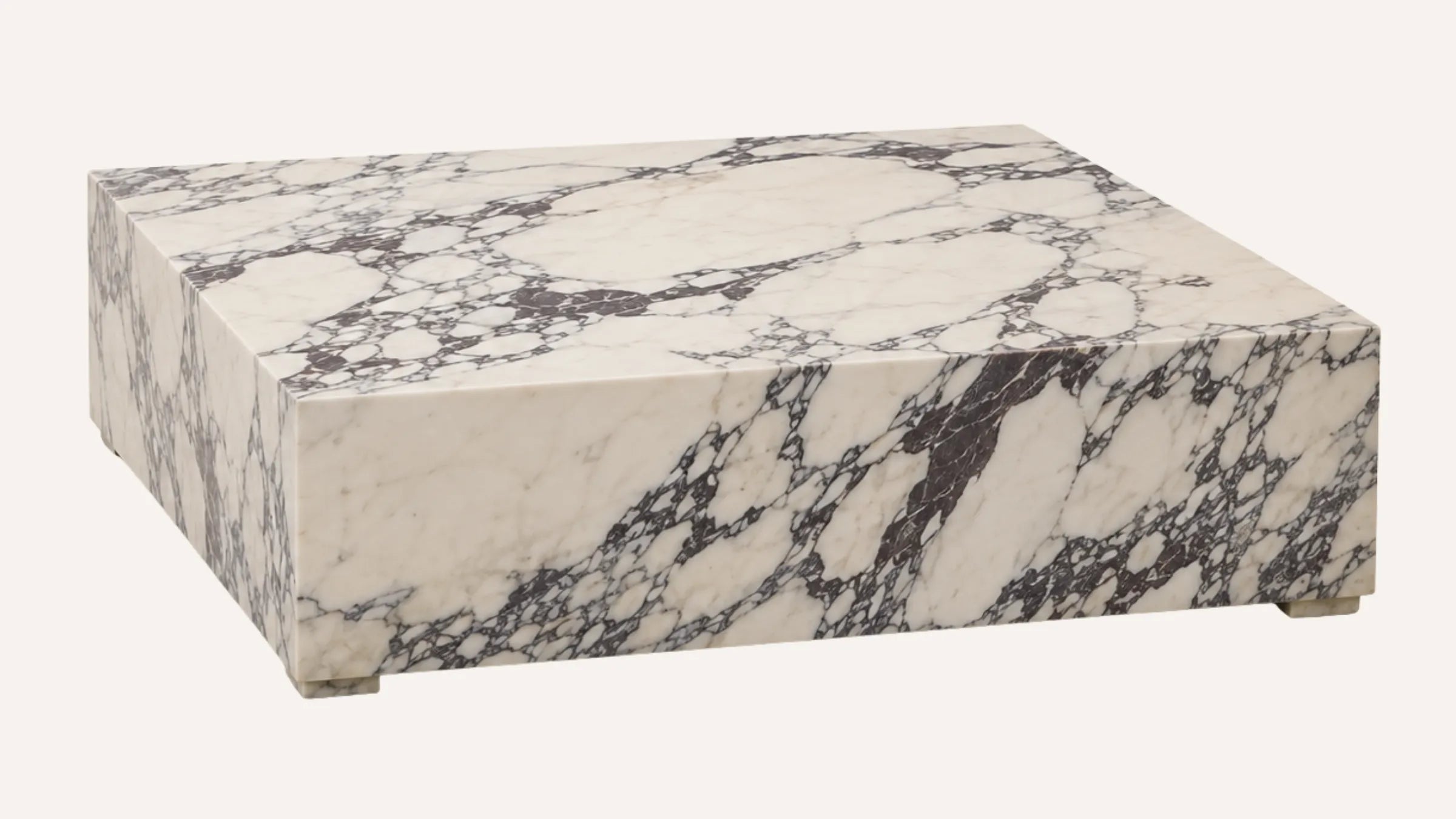 Dorian Calacatta Viola Marble Coffee Table