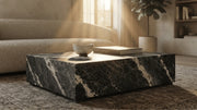 Dorian Mont Blanc Marble Coffee Table