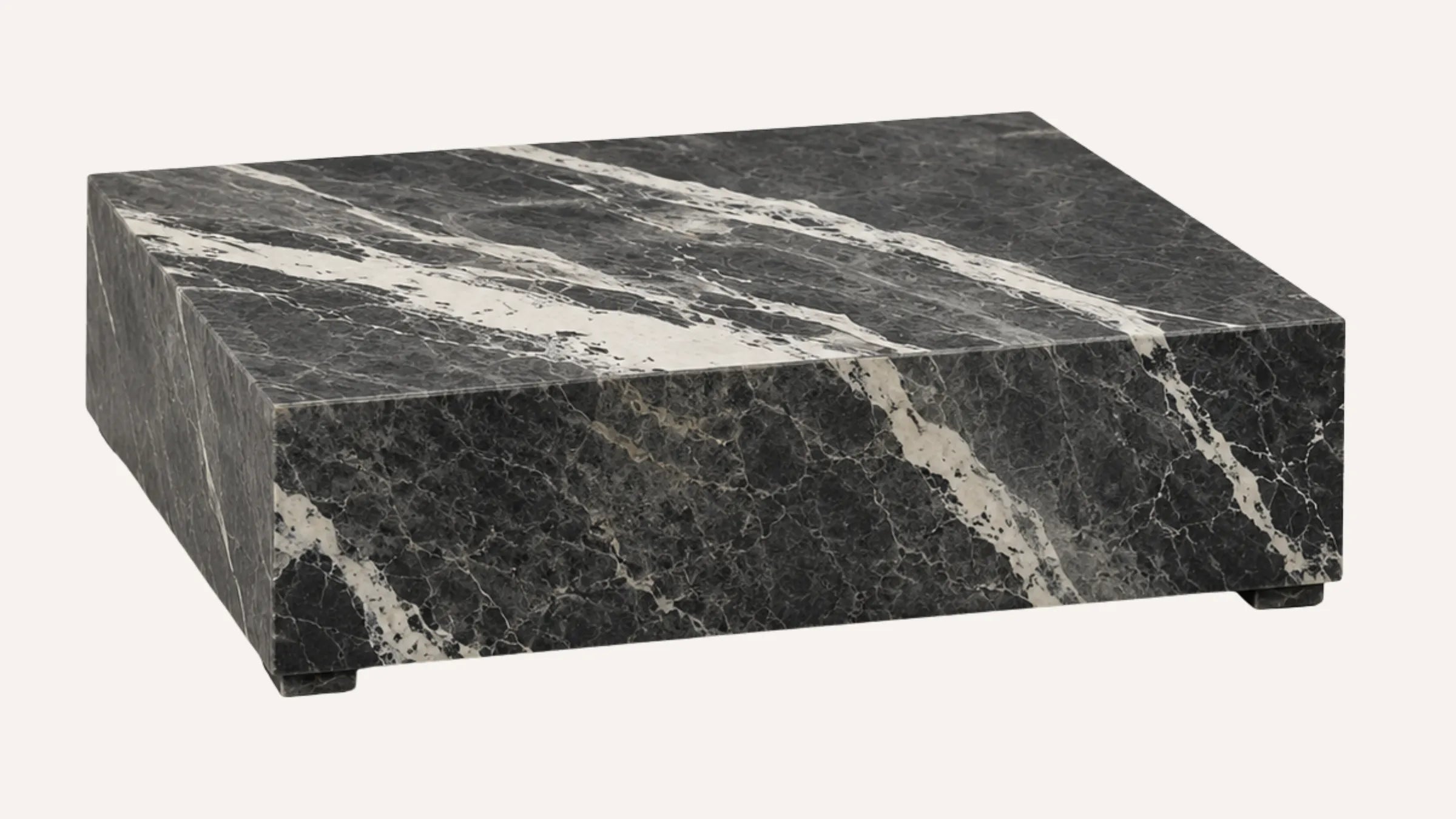 Dorian Mont Blanc Marble Coffee Table