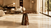 Ellis Rosso Levanto Marble Dining Table