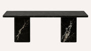 Devlin Nero Marquina Marble Dining Table