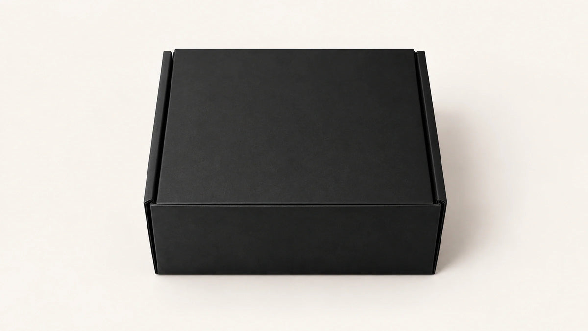 SSS sample packaging — closed box