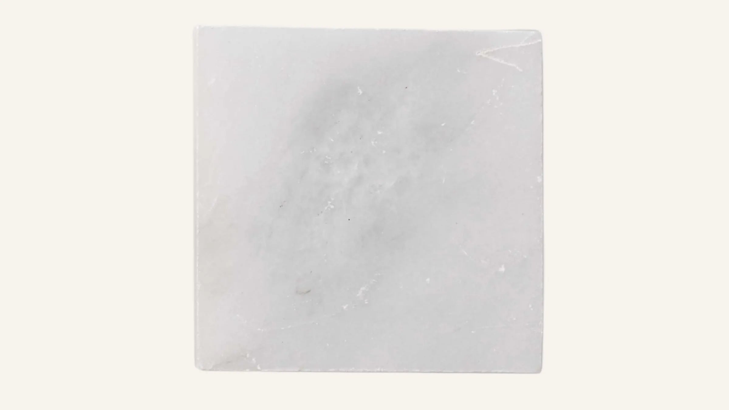Luma White Marble Sample 4" x 4"