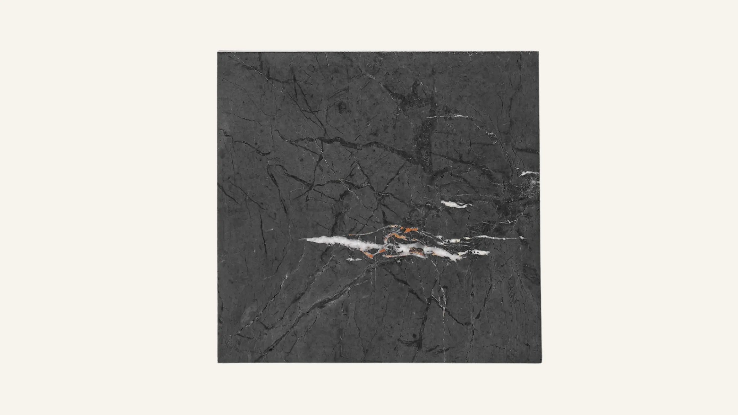Nero Marquina Marble Sample 4" x 4"