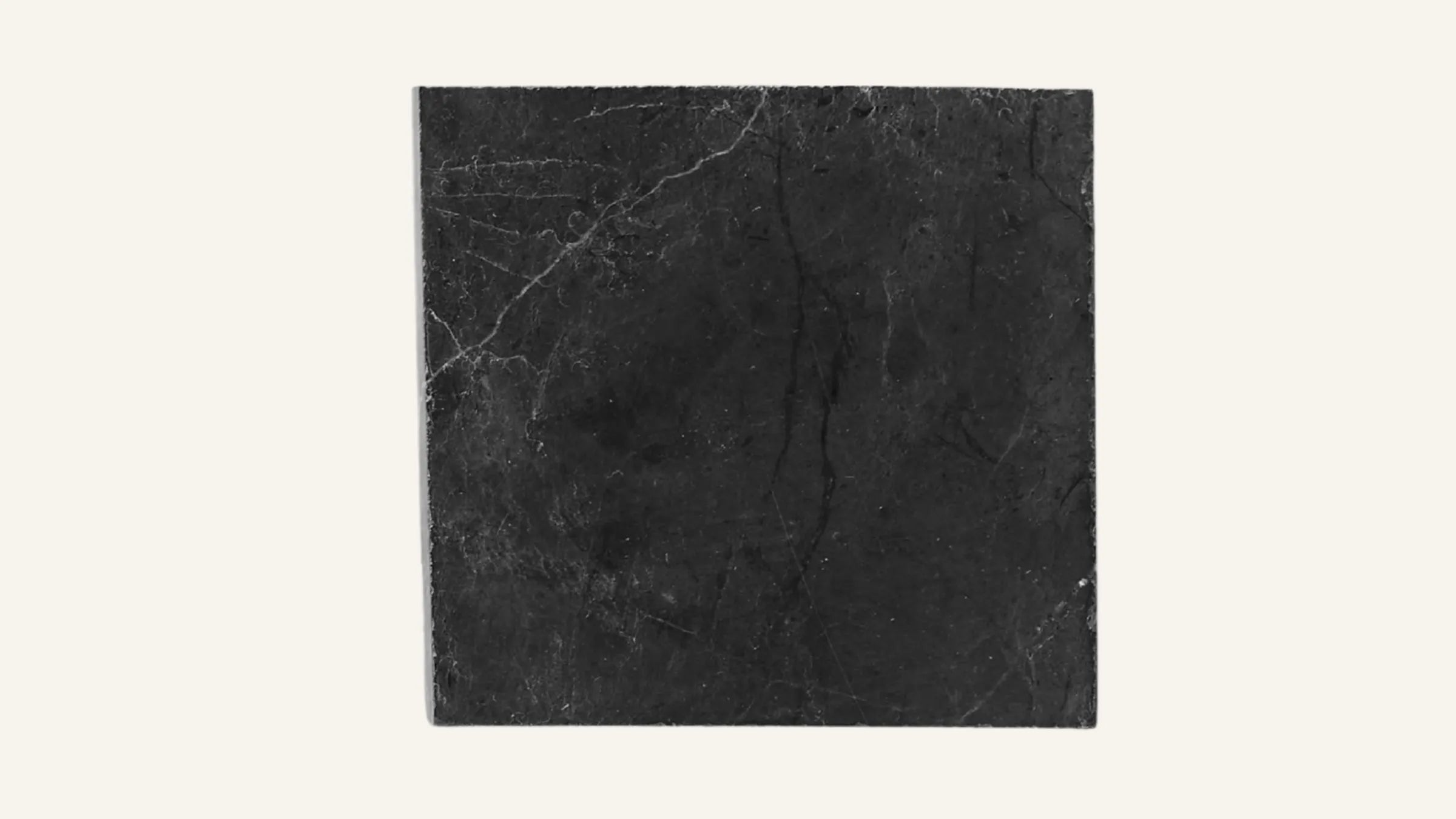 Nero Marquina Marble Sample 4" x 4"