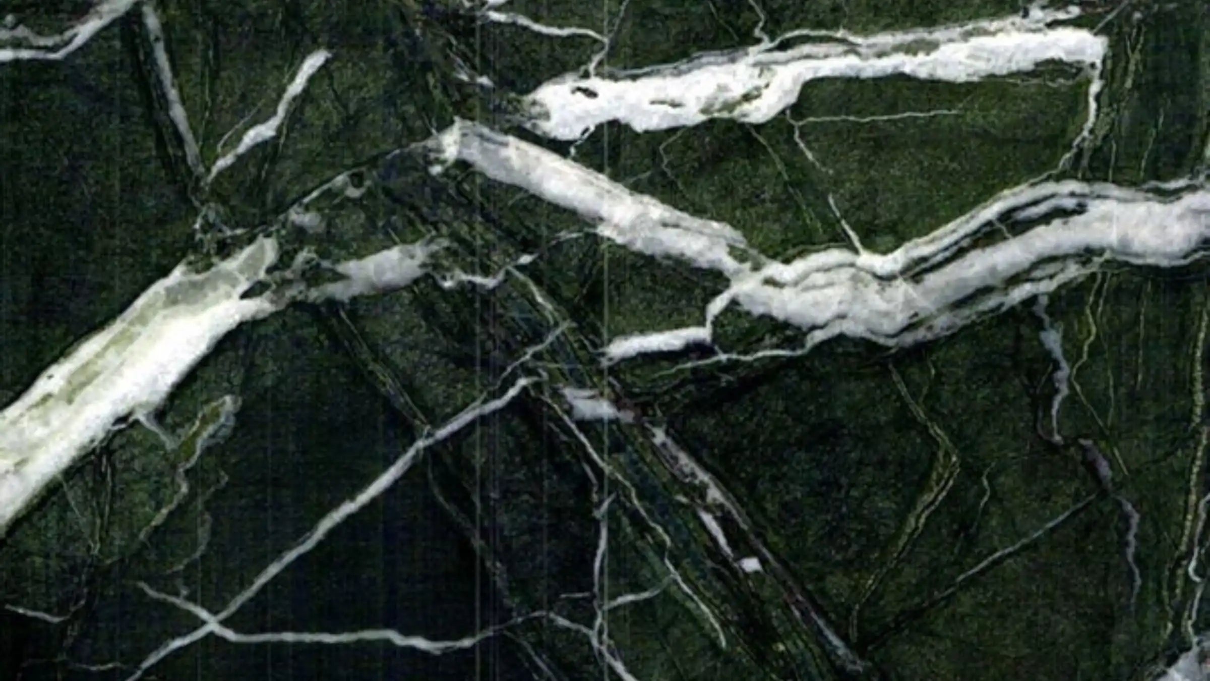 Petroleum Green Marble Sample 4" x 4"