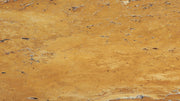 Cross-Cut Yellow Travertine Sample 4" x 4"